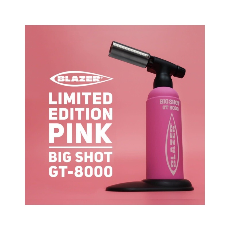 Blazer – Big Shot GT 8000 Butane Torch – Pink & Glow (LE)