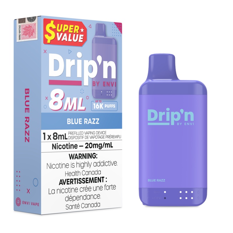 Drip’n 8ML – Blue Razz [MB]|20 mg|8 mL