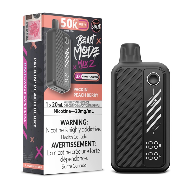 Flavour Beast Beast Mode Max 2 – Packin’ Peach Berry [MB]