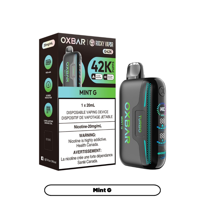 OXBAR G42K – Mint G [FED]|20 mg|20 mL