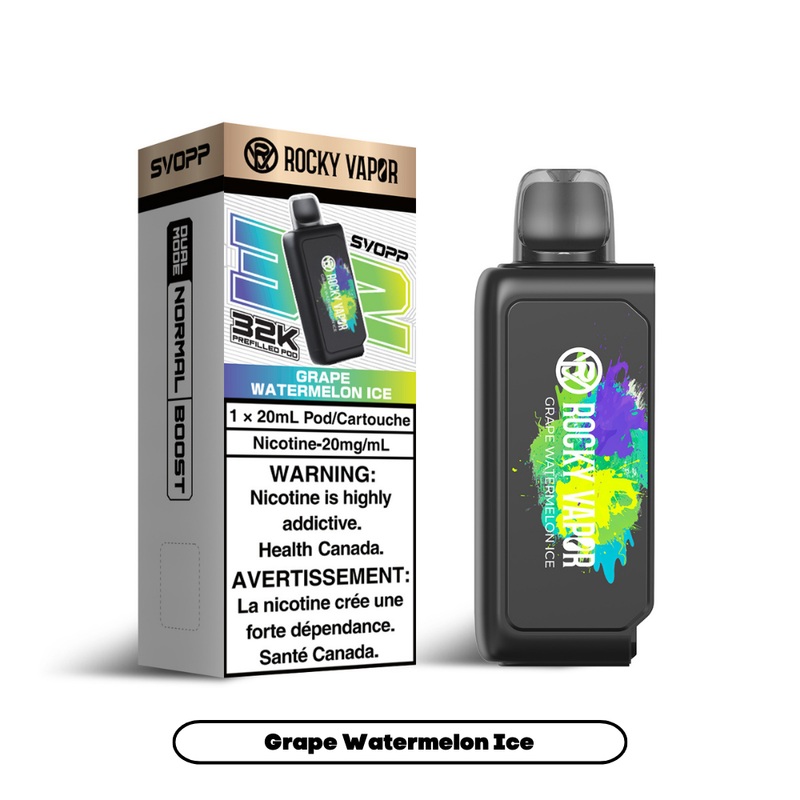 OXBAR x Rocky Vapor SVOPP 32K – Grape Watermelon Ice [MB]