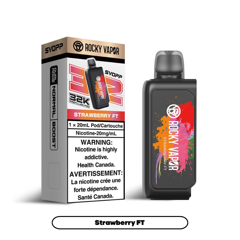 OXBAR x Rocky Vapor SVOPP 32K – Strawberry FT [MB]