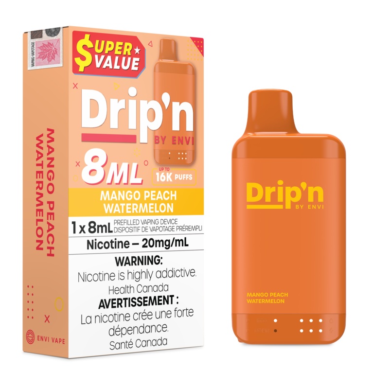 Drip’n 8ML – Mango Peach Watermelon [MB]