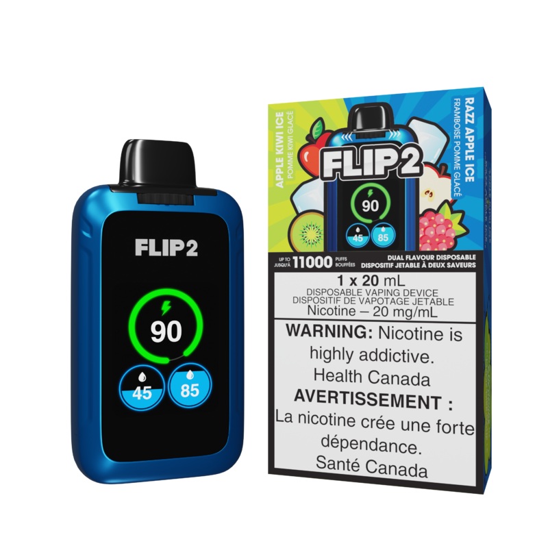 Flip 2 – Apple Kiwi Ice and Razz Apple Ice [FED]
