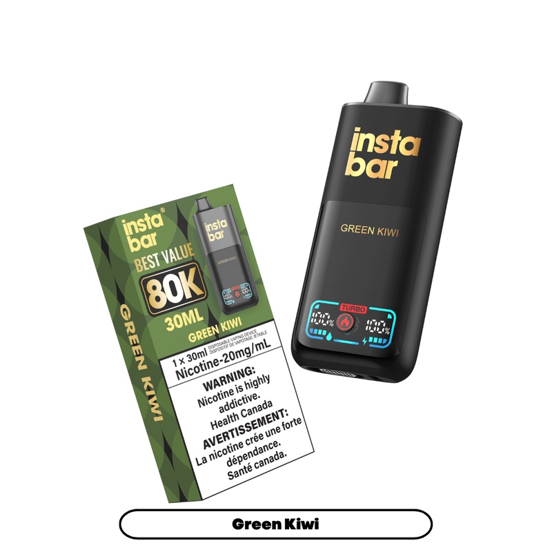 Insta Bar 80K – Green Kiwi [MB]