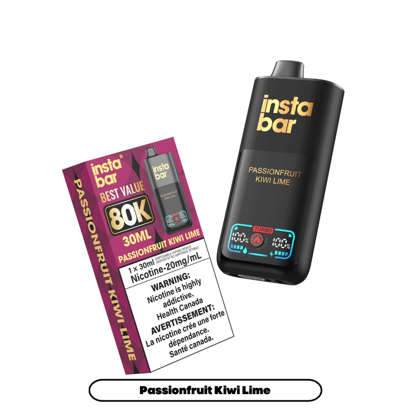 Insta Bar 80K – Passionfruit Kiwi Lime [MB]