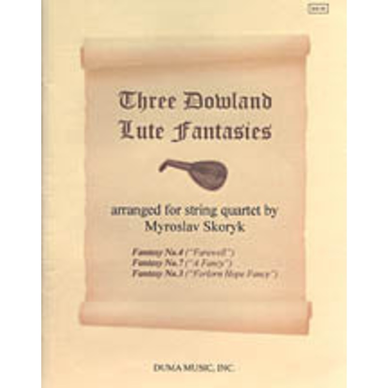 Three Dowland Lute Fantasies – For String Quartet