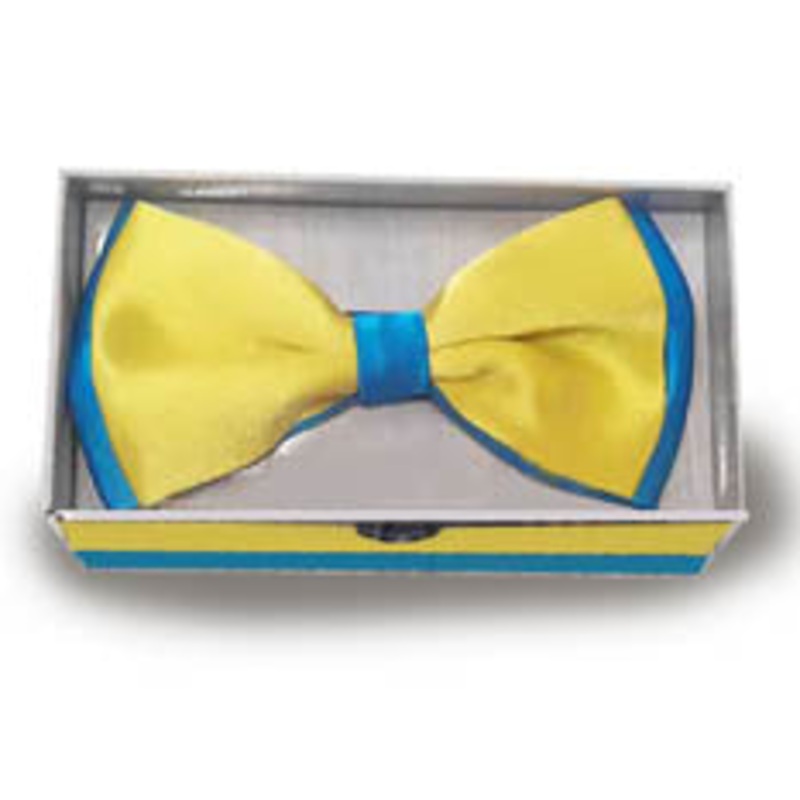 Blue-Yellow Satin Bow Tie|ca|us|intl