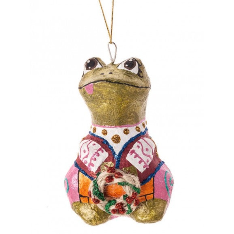 Frog with a wreath|ca|us|intl