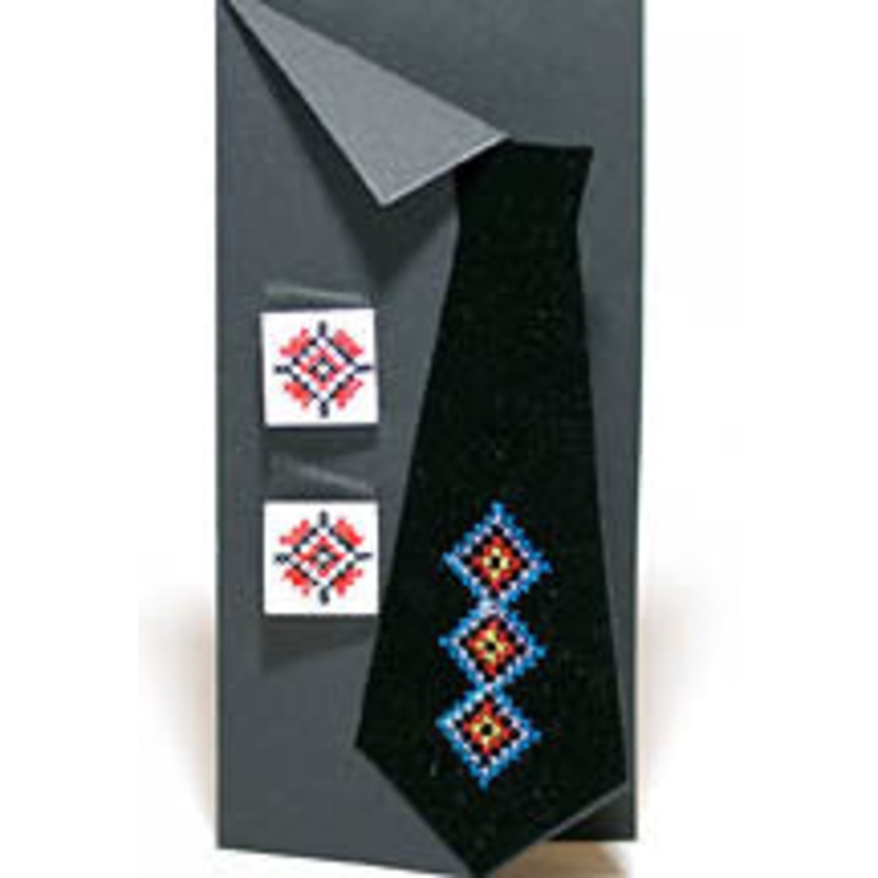 White Embroidered Cufflinks|ca|us|intl