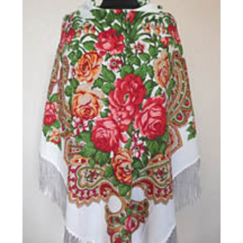 Floral Shawl in White 55 in.|ca|us|intl