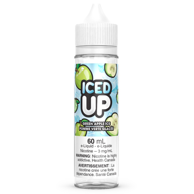 Green Apple Ice|60mL|0mg|3mg|6mg|12mg