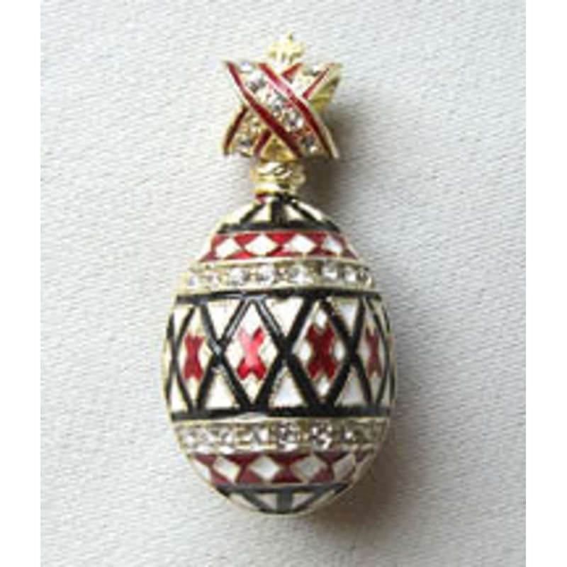 Pysanka in Faberge Style -Embroidery Design