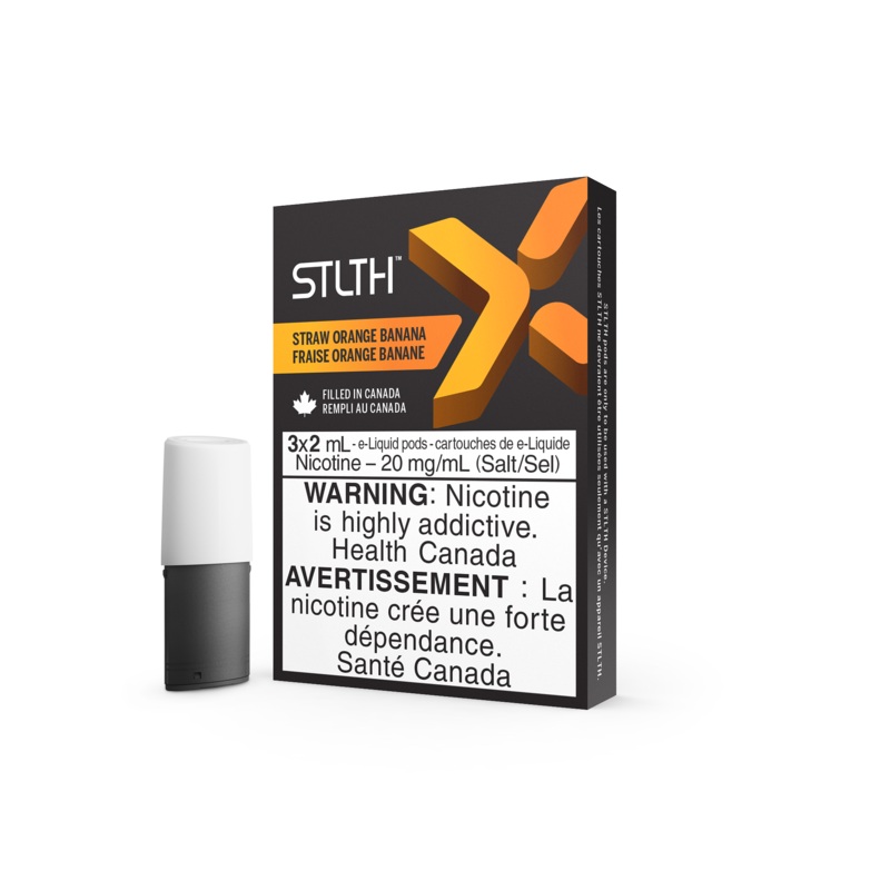 STLTH X Straw Orange Banana Pods