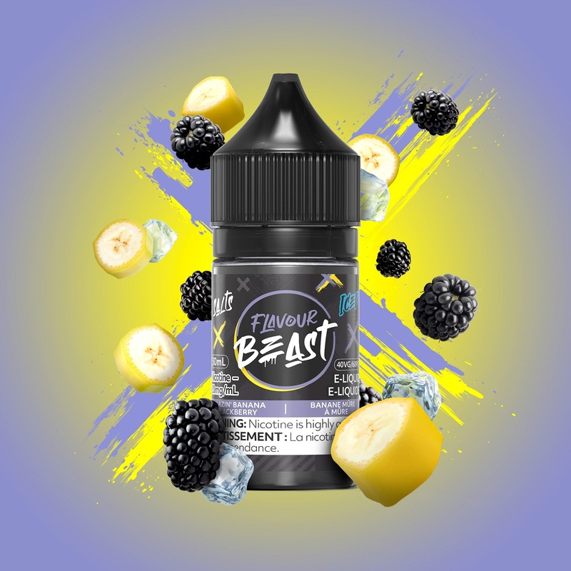 Blazin’ Banana Blackberry Iced Salt