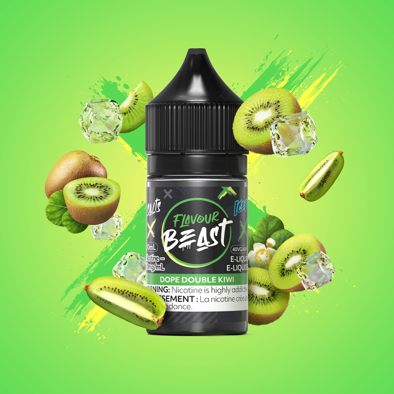 Dope Double Kiwi Iced Salt|30mL|10mg|20mg