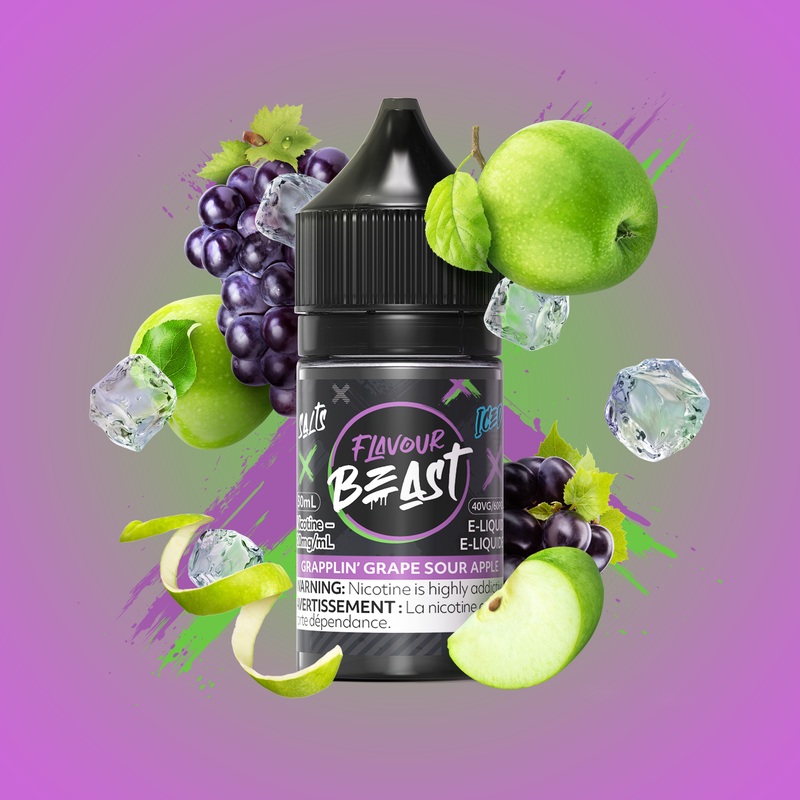 Grapplin’ Grape Sour Apple Iced Salt