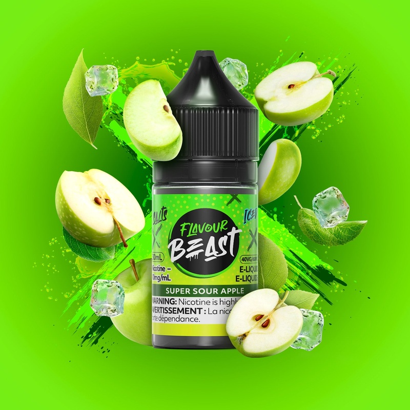 Super Sour Apple Iced Salt|30mL|10mg|20mg