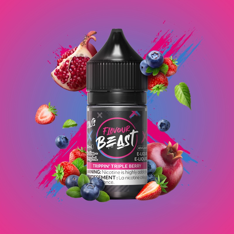 Trippin’ Triple Berry Salt|30mL|10mg|20mg