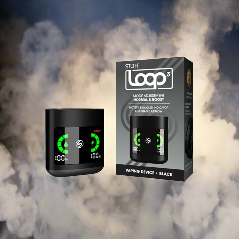 Loop 3 Closed Pod Device|Black