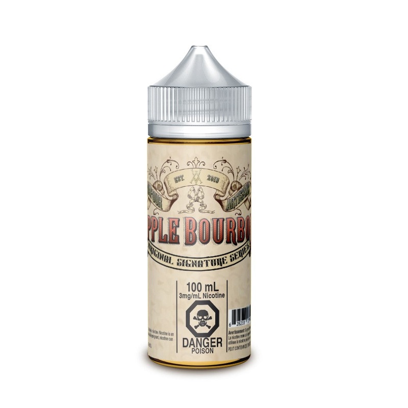 Apple Bourbon|100ml|0mg (Provincial Excise Product)|3mg (Provincial Excise Product)|6mg (Provincial Excise Product)