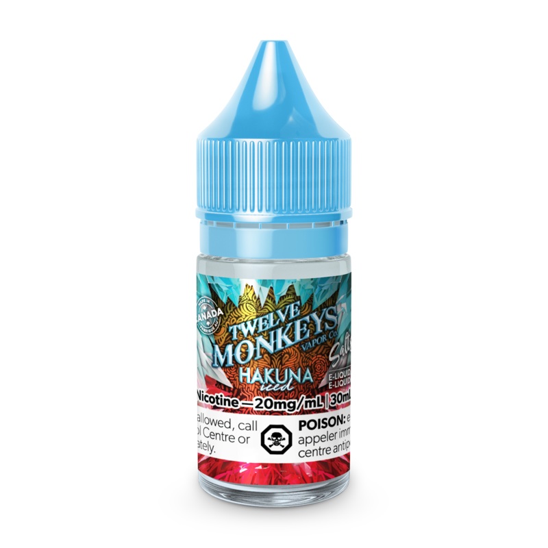 Hakuna Iced Nic Salt|10mg (Provincial Excise Product)|20mg (Provincial Excise Product)