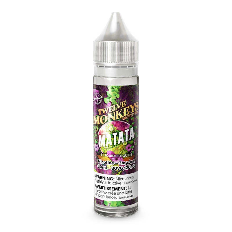 Matata|60ml|30ml|3mg (Provincial Excise Product)|6mg (Provincial Excise Product)|10mg Nic Salts (Provincial Excise Product)|20mg Nic Salts (Provincial Excise Product)
