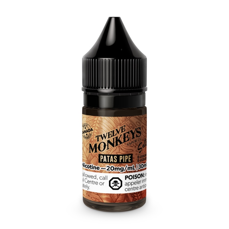 Patas’ Pipe|30ml|10mg Nic Salt (Provincial Excise Product)|20mg Nic Salt (Provincial Excise Product)
