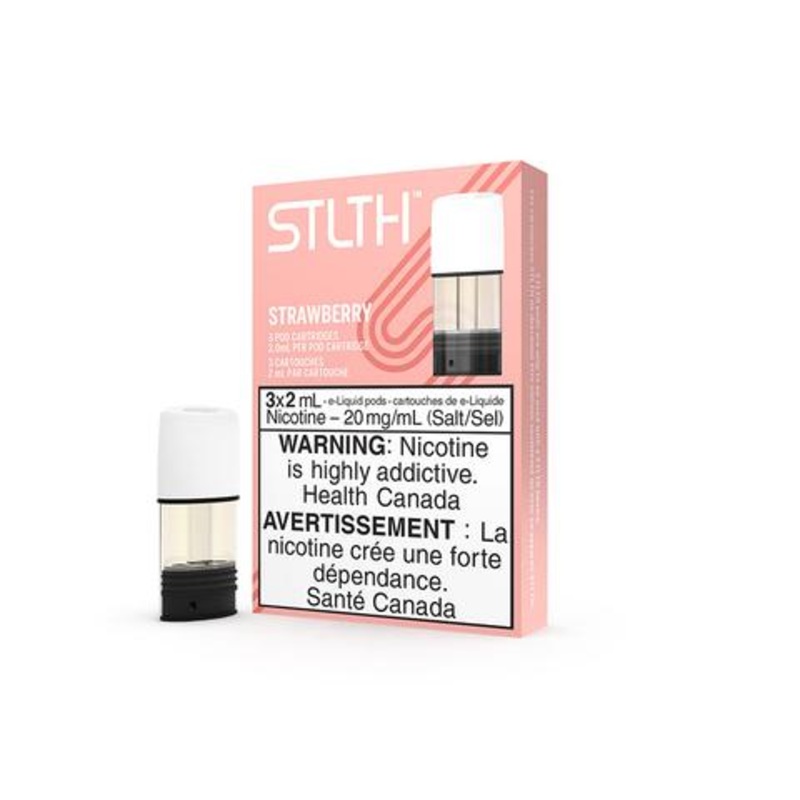Strawberry – STLTH Pod Pack|0mg/0% (Provincial Excise Product)|20mg/2% (Provincial Excise Product)|Bold 50 20mg/2% (Provincial Excise Product)