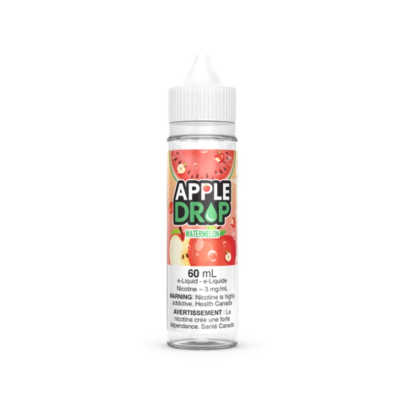 Apple Drop- Watermelon|60ml|30ml|0mg (Provincial Excise Product)|3mg (Provincial Excise Product)|6mg (Provincial Excise Product)|12mg Nic Salt (Provincial Excise Product)|20mg Nic Salt (Provincial Excise Product)