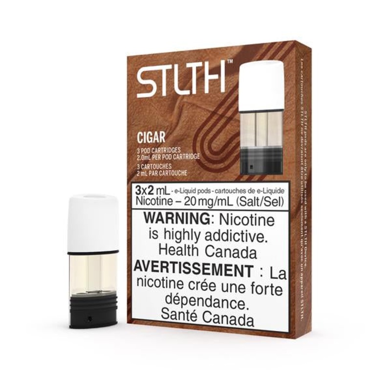 Cigar – STLTH Pod Pack|0mg/0% (Provincial Excise Product)|20mg/2% (Provincial Excise Product)|Bold 50 20mg/2% (Provincial Excise Product)