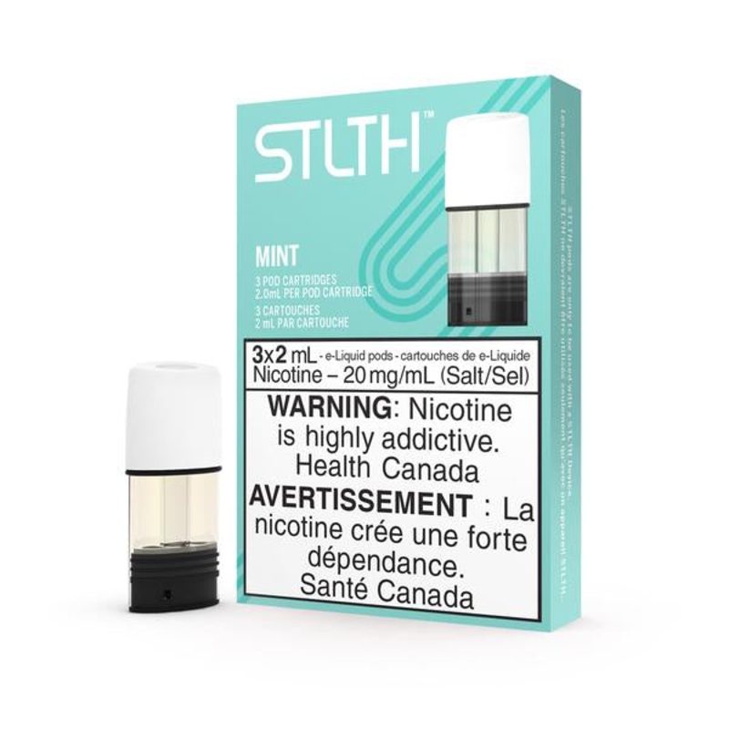 Mint – STLTH Pod Pack|0mg/0% (Provincial Excise Product)|20mg/2% (Provincial Excise Product)|Bold 50 20mg/2% (Provincial Excise Product)
