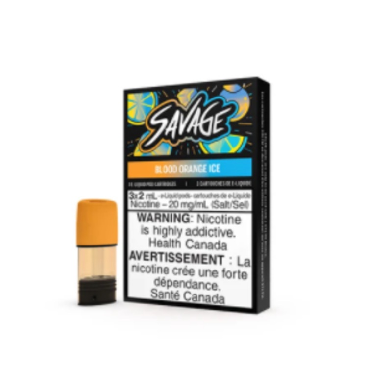 Savage- Blood Orange Ice – STLTH Pod Pack