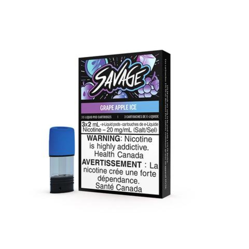 Savage- Grape Apple Ice – STLTH Pod Pack
