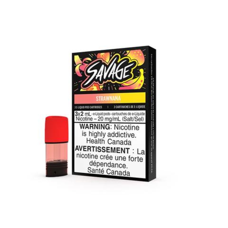 Savage- Strawnana – STLTH Pod Pack