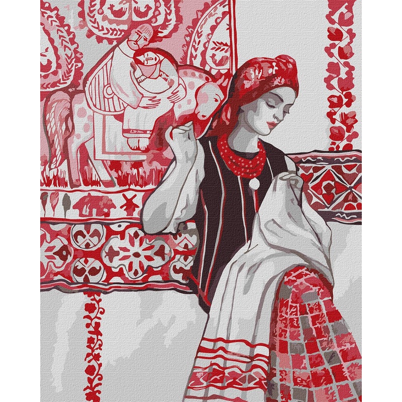 A talented craftswoman – Paint by number Kit