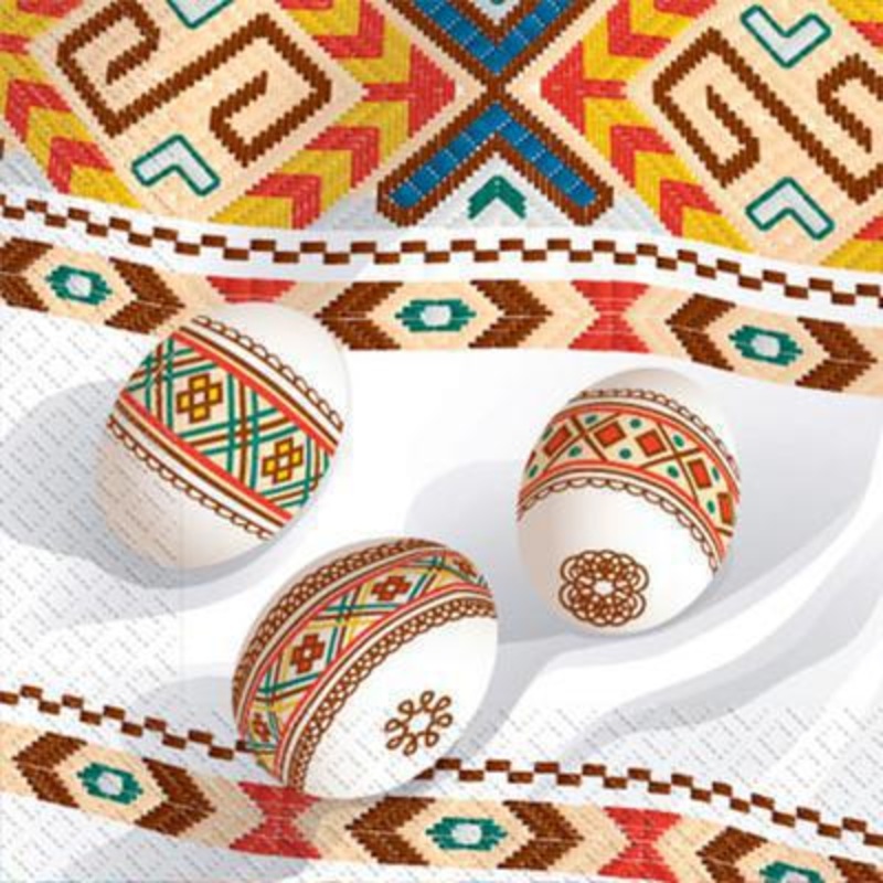 Pashalna vyshyvanka Easter Napkins 13×13