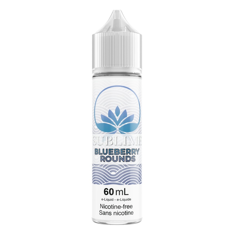 Blueberry Rounds|60ml|30ml|0mg (Provincial Excise Product)|3mg (Provincial Excise Product)|6mg (Provincial Excise Product)|12mg|10mg Nic Salt (Provincial Excise Product)|20mg Nic Salt (Provincial Excise Product)