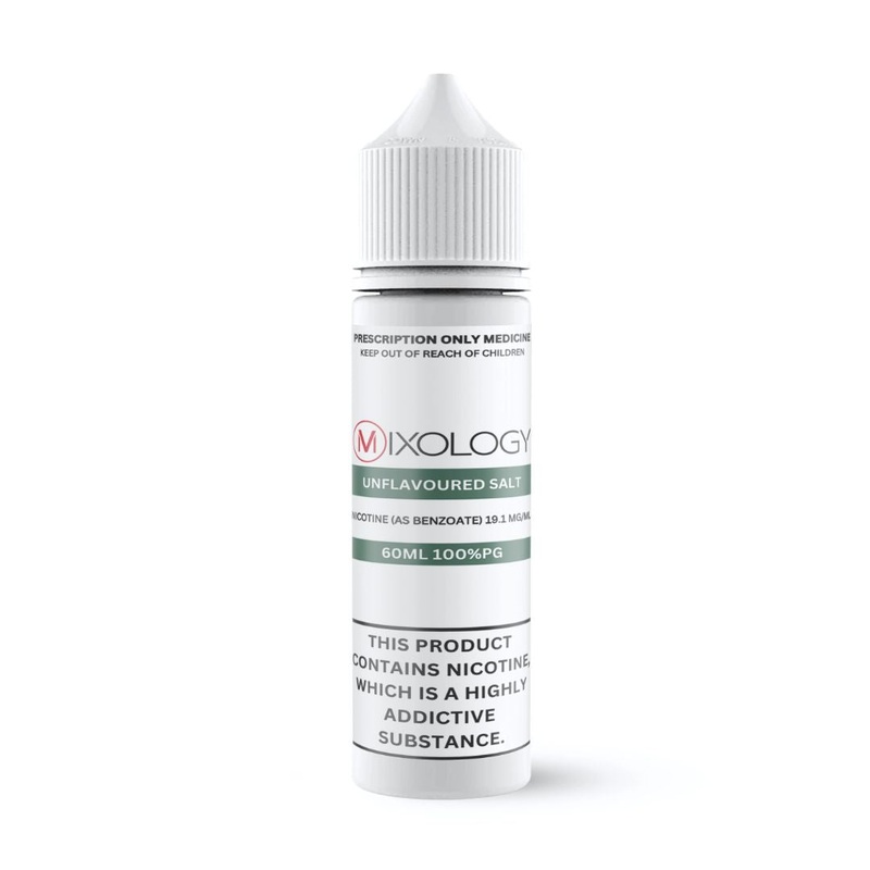 MIXOLOGY UNFLAVOURED 50MG/ML NICOTINE SALTS (60ML)