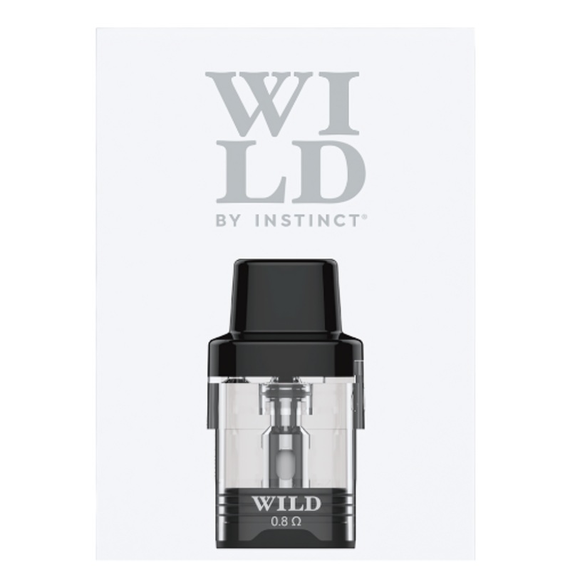WILD BY INSTINCT PRO REFILLABLE PODS 0.8OHM (4 PACK)