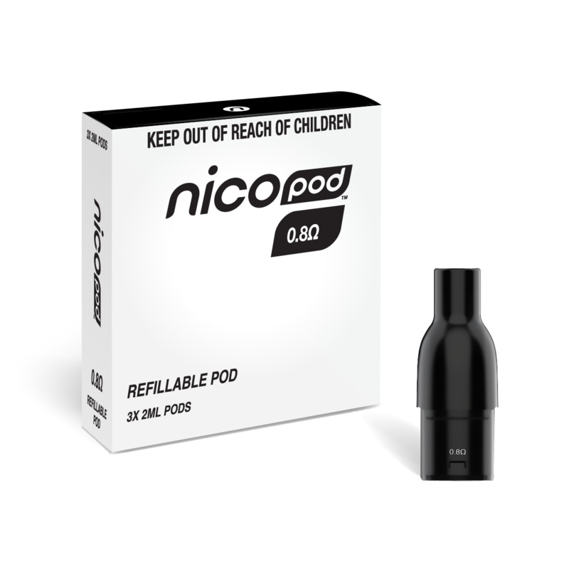 NICOPOD EMPTY REFILLABLE POD (3 x 2ML)