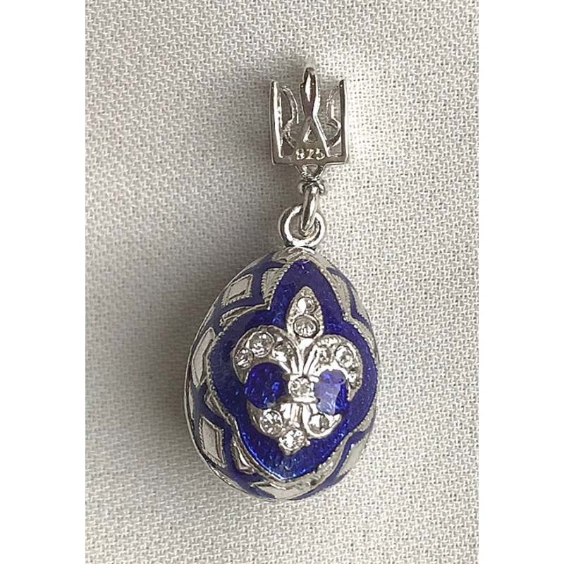 Tryzub and Lily Egg Pendant|ca|us|intl