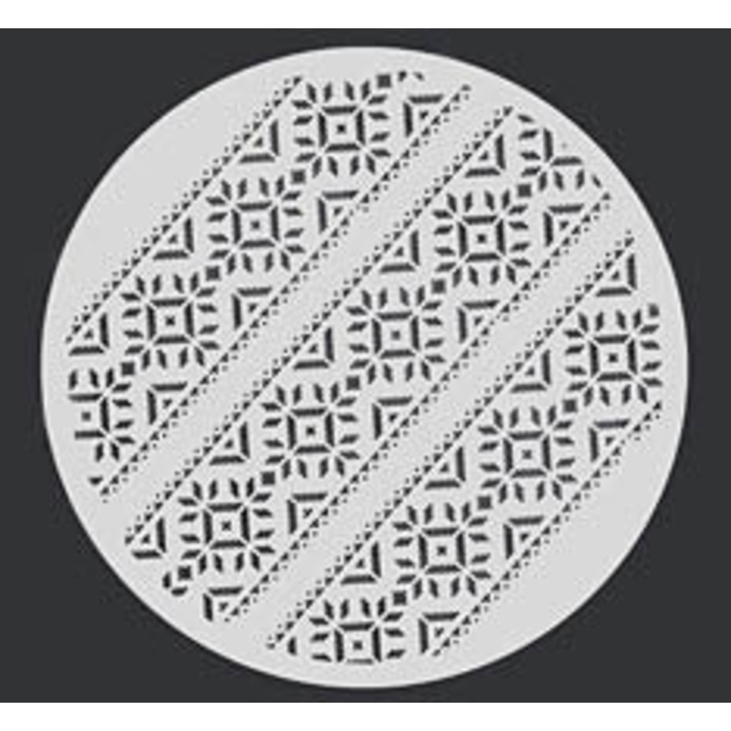 Cake Stencil with Embroidery design (Available in 2 sizes)