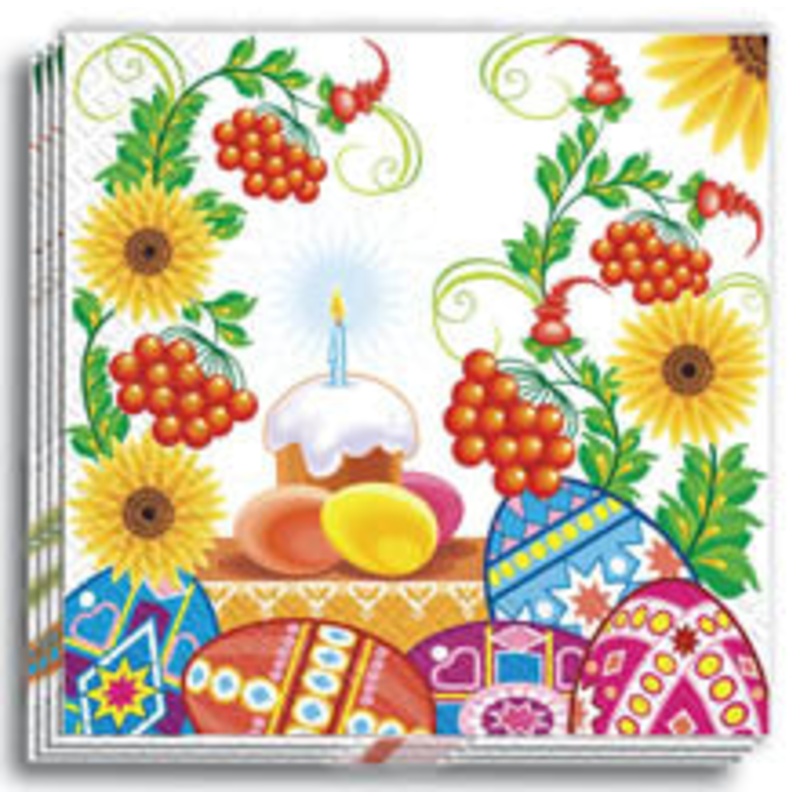 Easter Paska Dinner Napkins 13×13 in.
