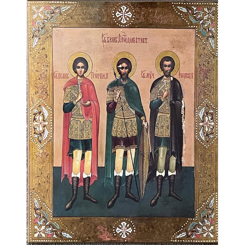St. George, St. John, St. Andrew – Plaque  11 x 14 in