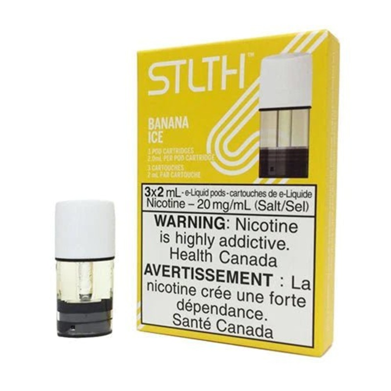 STLTH Vape Pods|Banana Ice|Berry Blast|Blue Raspberry|Cigar|Crisp Apple|Flavourless|Frost Mint|Grape Ice|Honeydew Menthol|Mango|Mint|Passion Fruit|Peach|Strawberry|Tobacco Blend|Tobacco Mint|Tundra Berry|Watermelon Mint|00mg/mL|20mg/mL|12mg/mL