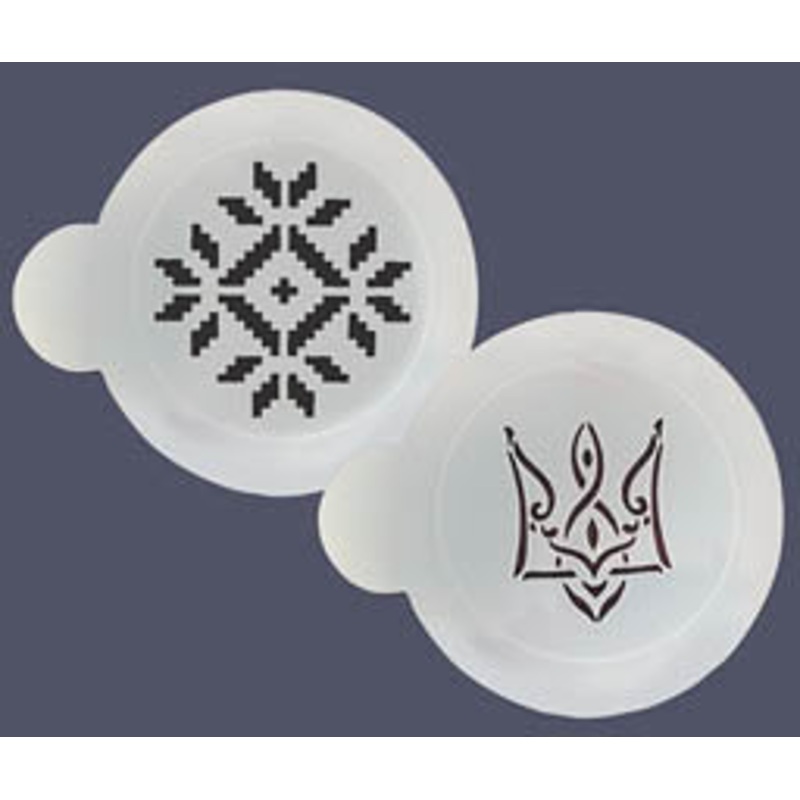 Tryzub and Embroidery Stencils (set of 2)