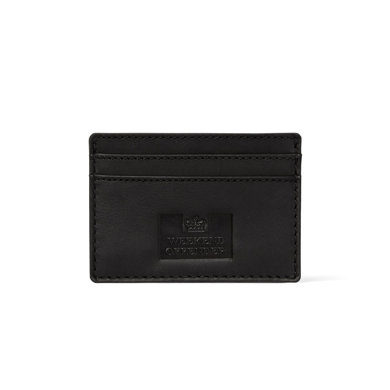 Leather Card Holder Black|One Size|Black