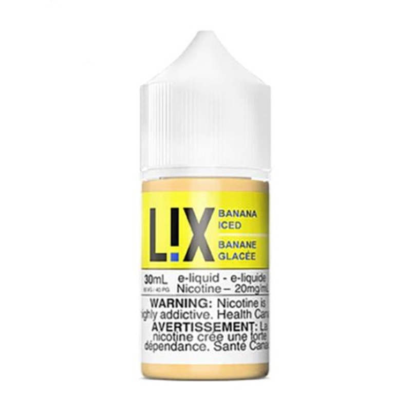 Banana Iced SALT by L!X|10mg/mL|20mg/mL