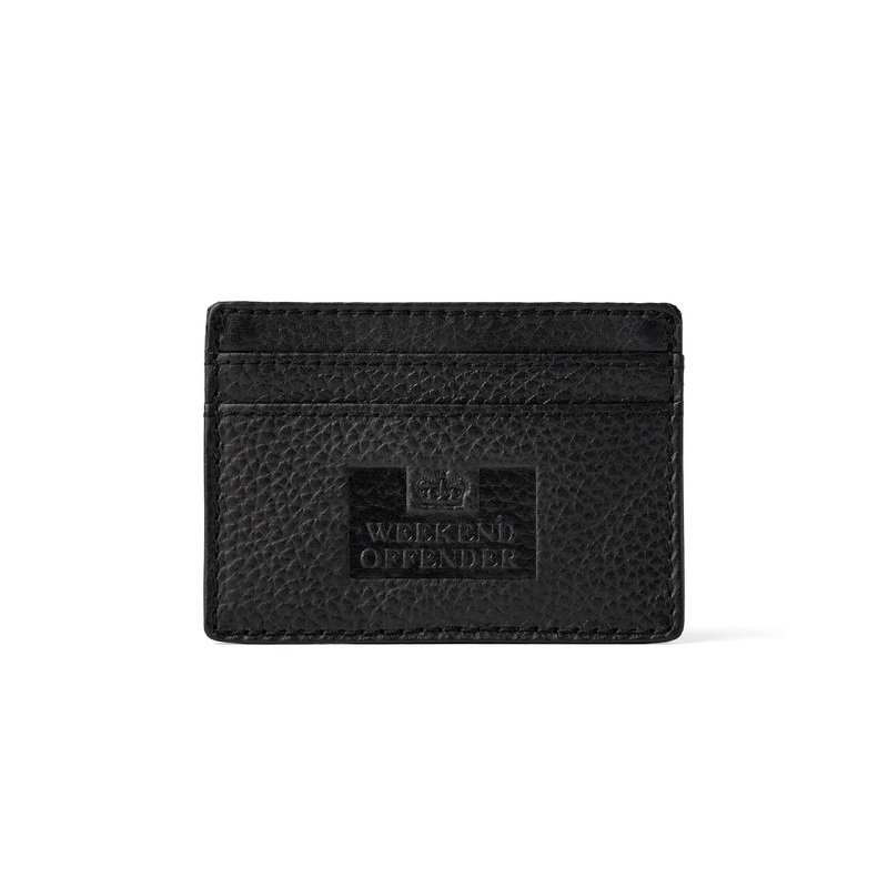 Leather Card Holder With Gift Box Black